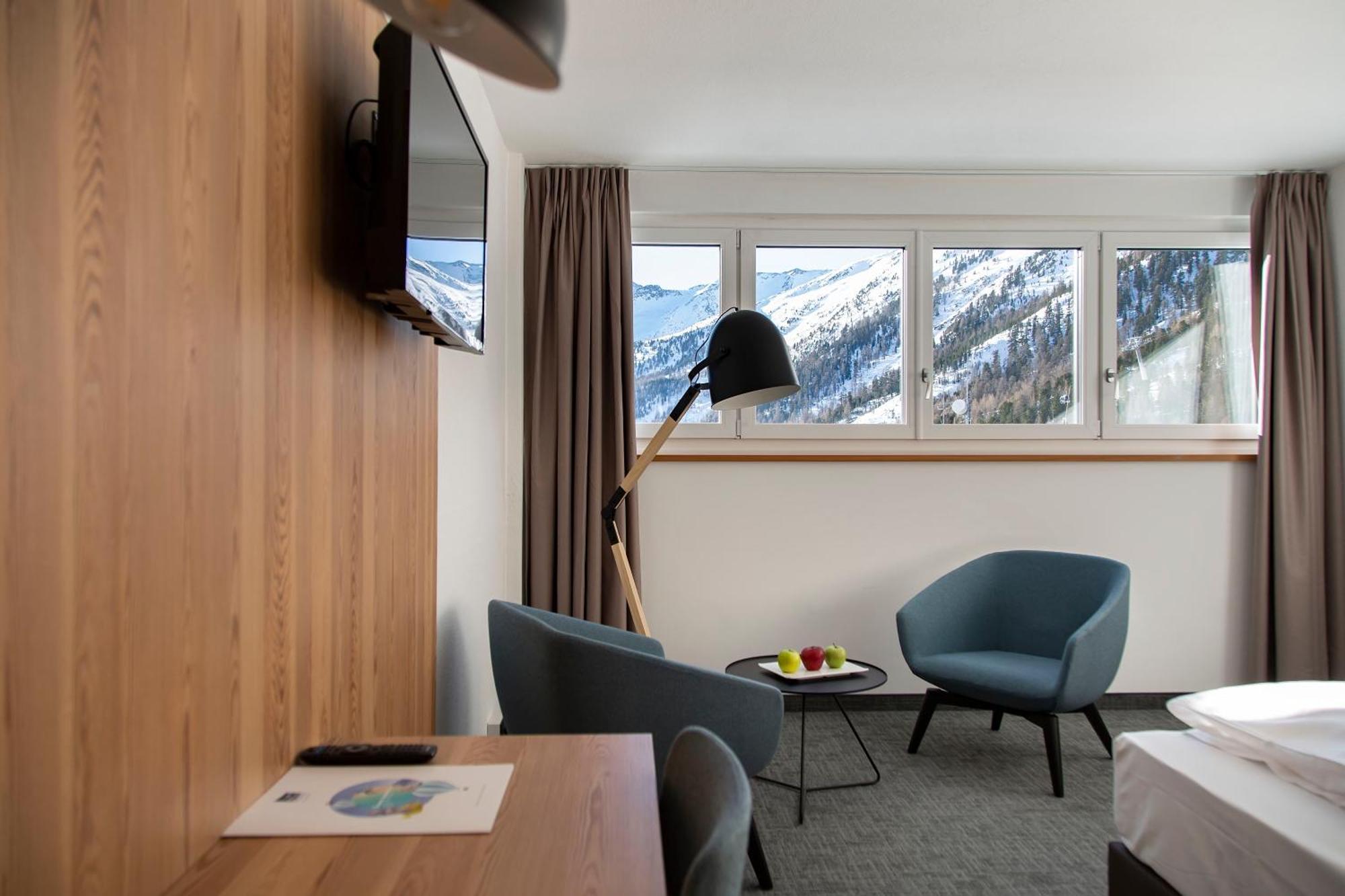 Blu Hotel Senales Zirm-Cristal Maso Corto Habitación foto